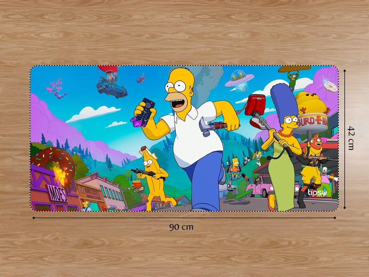 "SIMPSONS X FORTNITE " Gaming Mousepad Elevate Your Gaming Experience