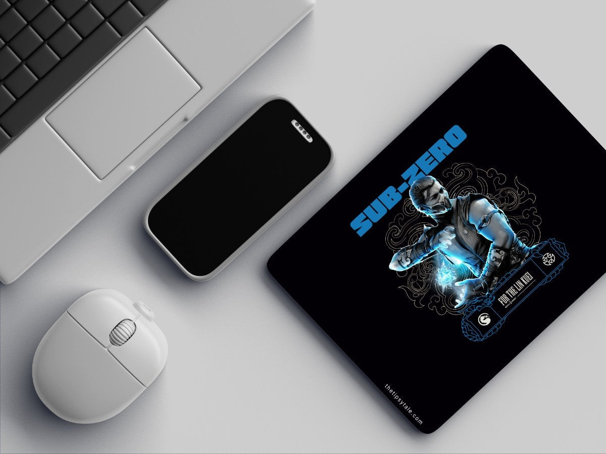 "Sub-Zero (Mortal Kombat) AMOLED" Mousepad Enhance Your Workspace with Style