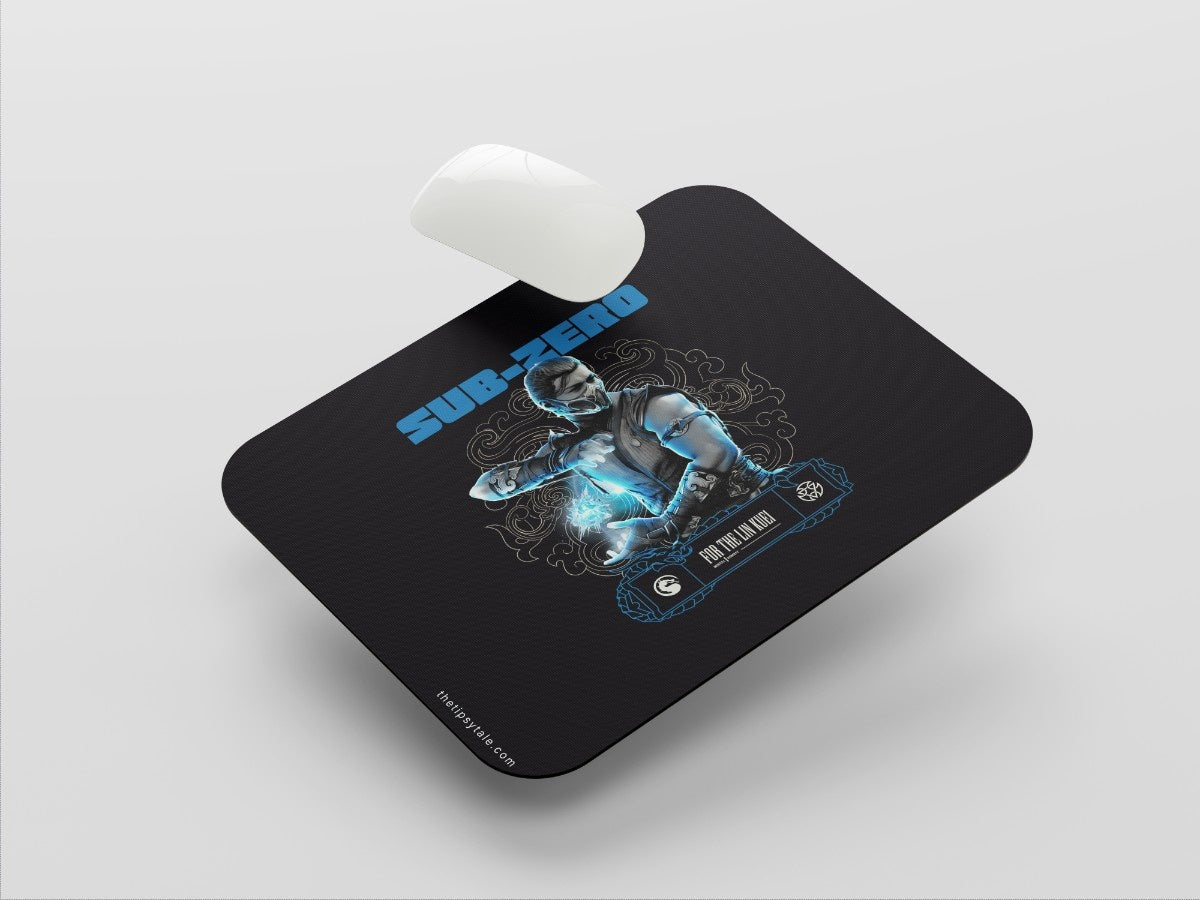 "Sub-Zero (Mortal Kombat) AMOLED" Mousepad Enhance Your Workspace with Style
