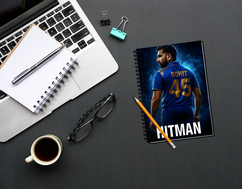 "ROHIT SHARMA: CRICKET FANSHIP" -Elegant & Inspiring Diary for Daily Reflection