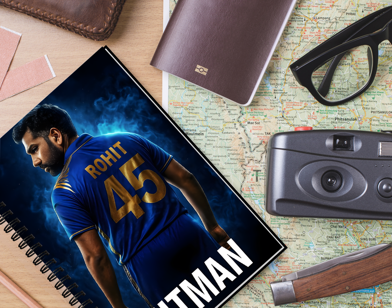 "ROHIT SHARMA: CRICKET FANSHIP" -Elegant & Inspiring Diary for Daily Reflection