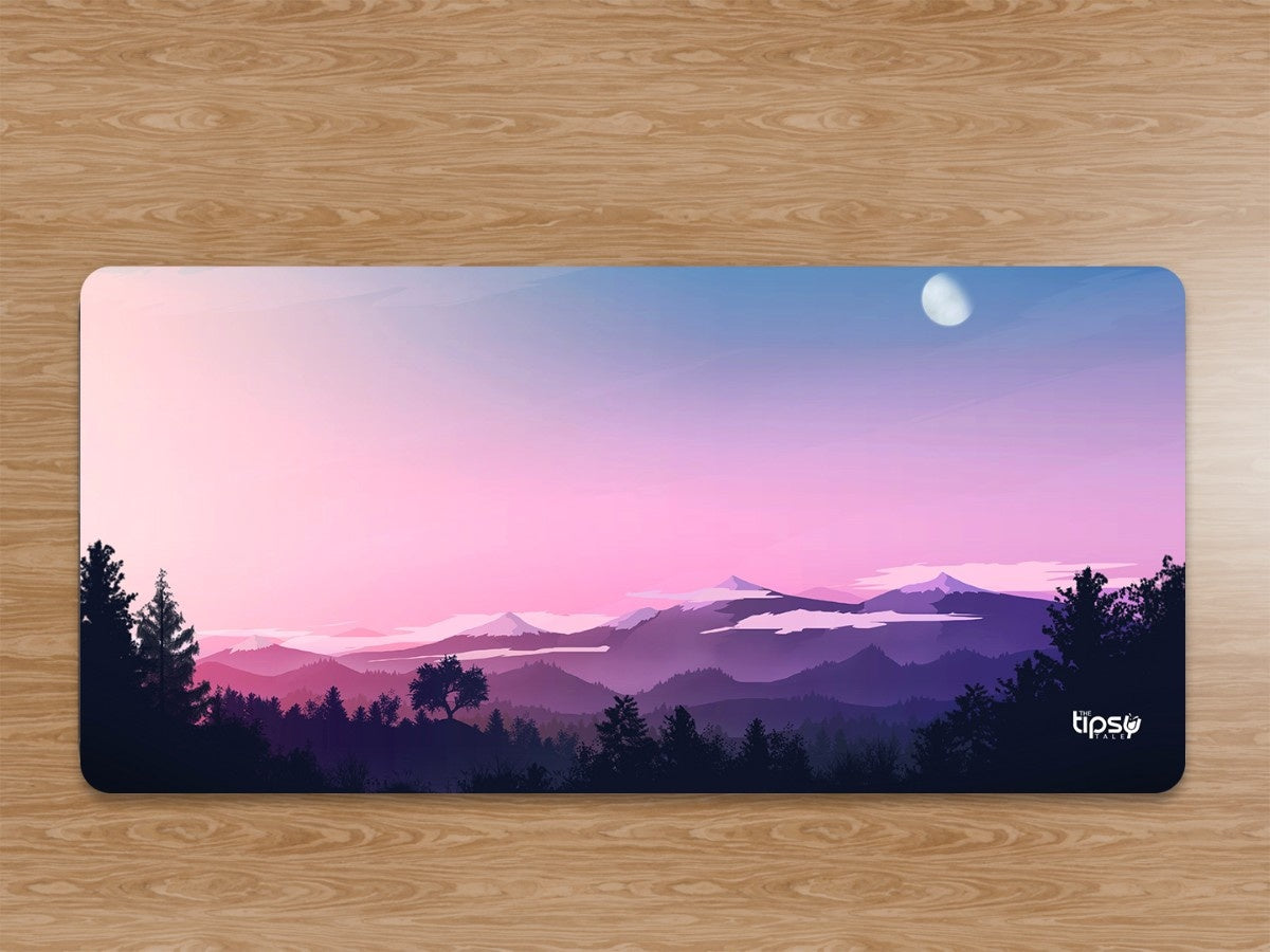 "BLUSH MOUNTAINS" Gaming Mousepad Elevate Your Gaming Experience