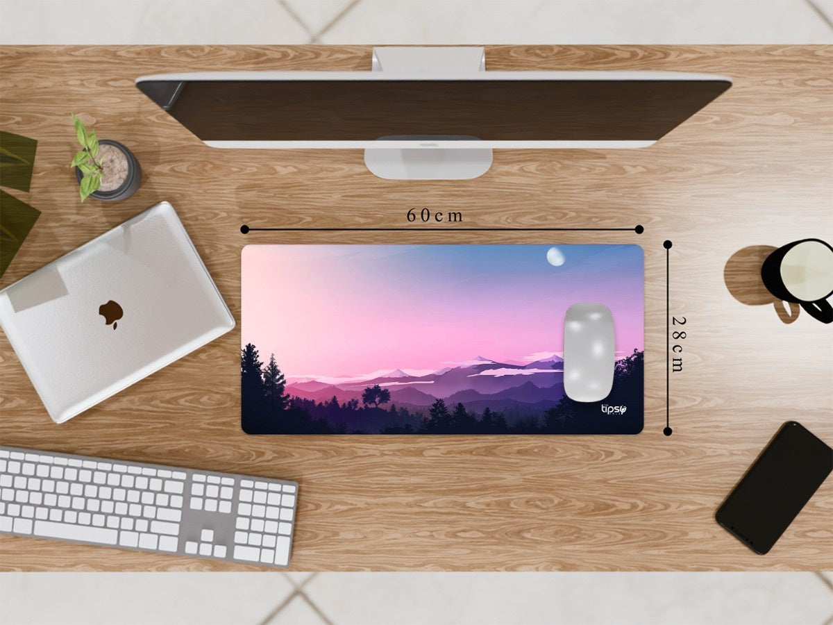 "BLUSH MOUNTAINS" Gaming Mousepad Elevate Your Gaming Experience