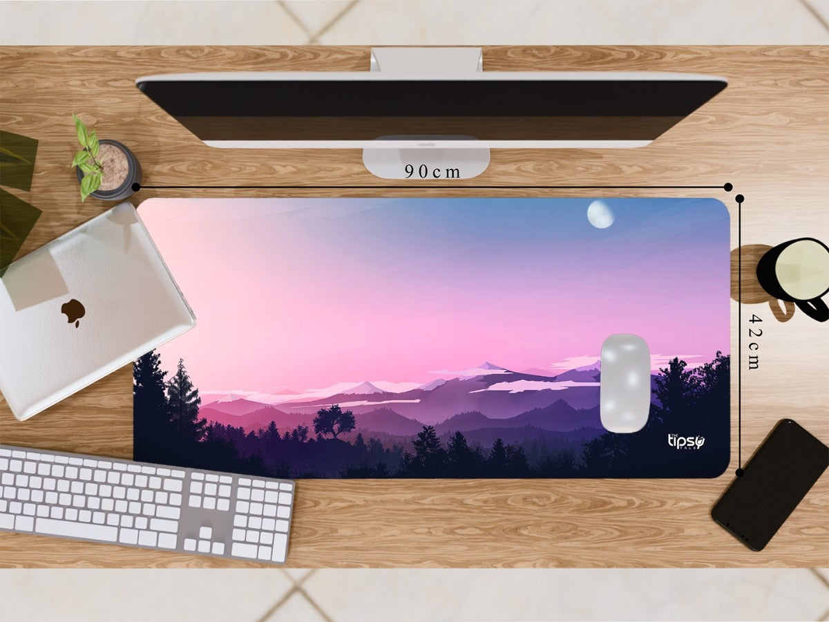 "BLUSH MOUNTAINS" Gaming Mousepad Elevate Your Gaming Experience