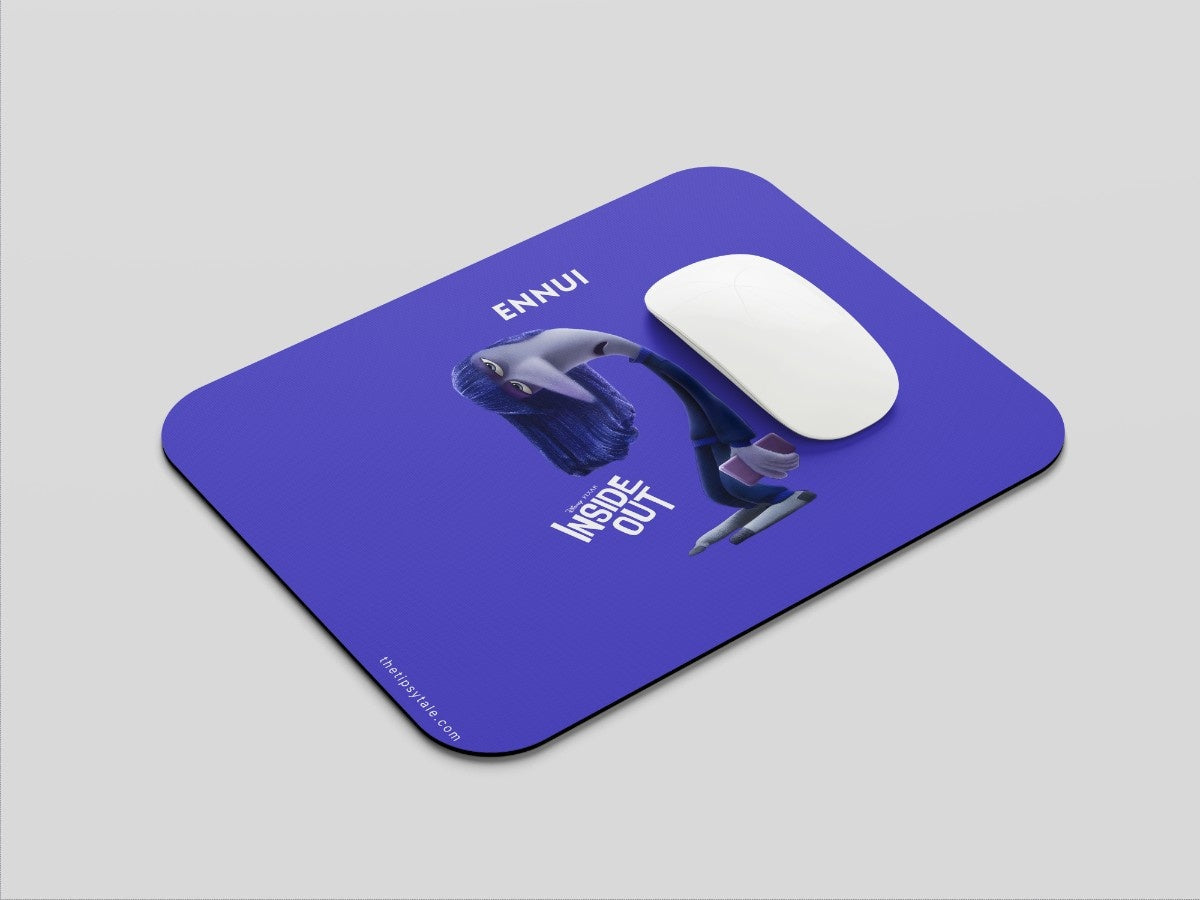 "Insight Out : Ennui " Mousepad Enhance Your Workspace with Style