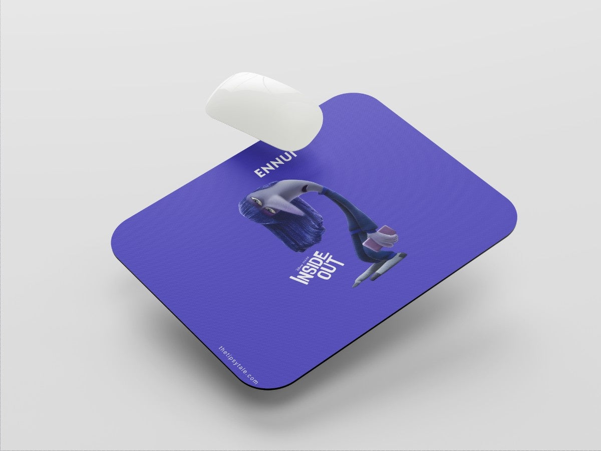 "Insight Out : Ennui " Mousepad Enhance Your Workspace with Style