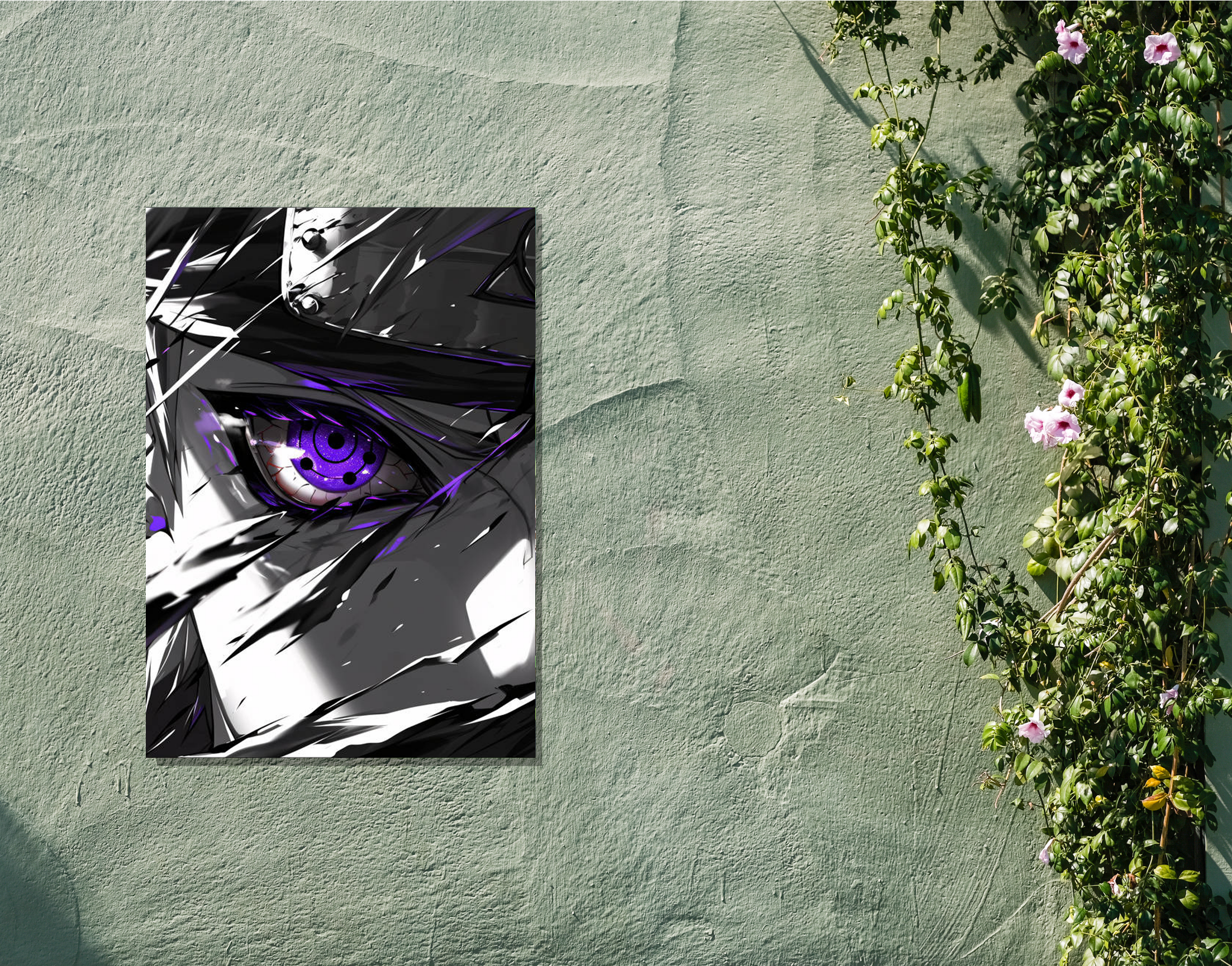 "Naruto- The Eye"- Shiny & Sturdy Metallic Poster Art That Pops & Sticks