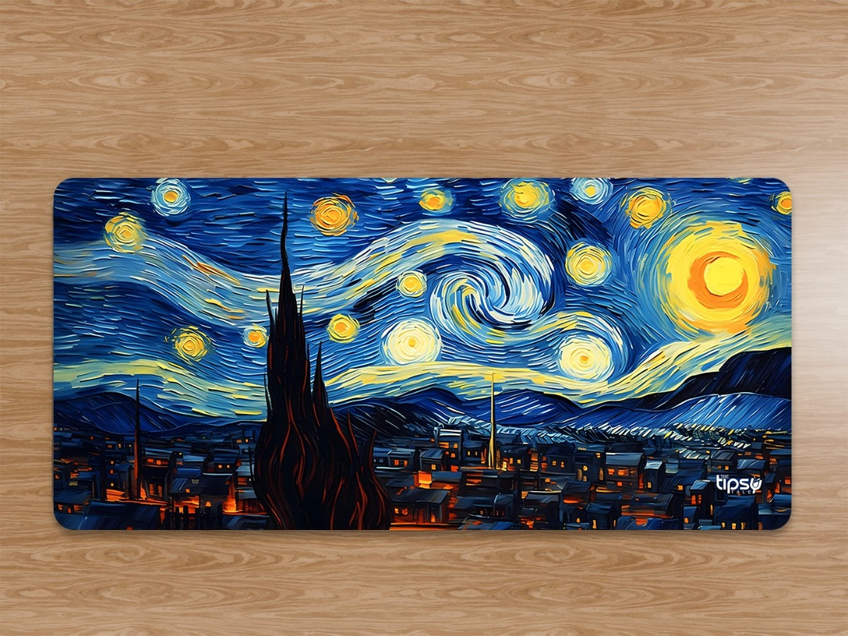 "Celestial Night art" Gaming Mousepad Elevate Your Gaming Experience