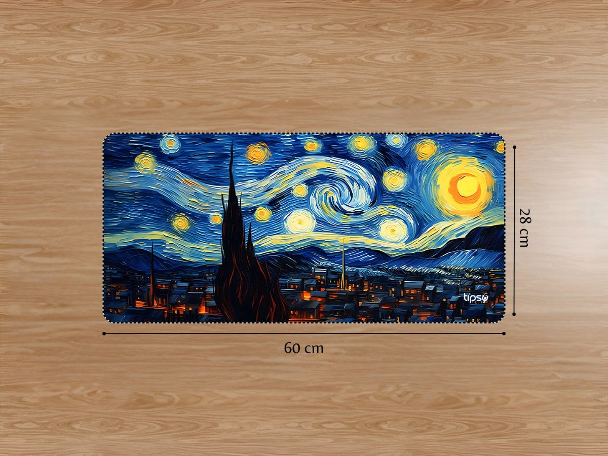 "Celestial Night art" Gaming Mousepad Elevate Your Gaming Experience