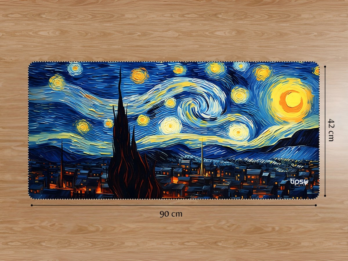 "Celestial Night art" Gaming Mousepad Elevate Your Gaming Experience