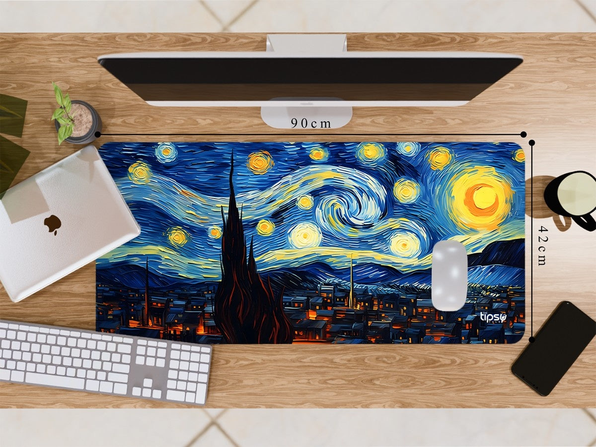 "Celestial Night art" Gaming Mousepad Elevate Your Gaming Experience