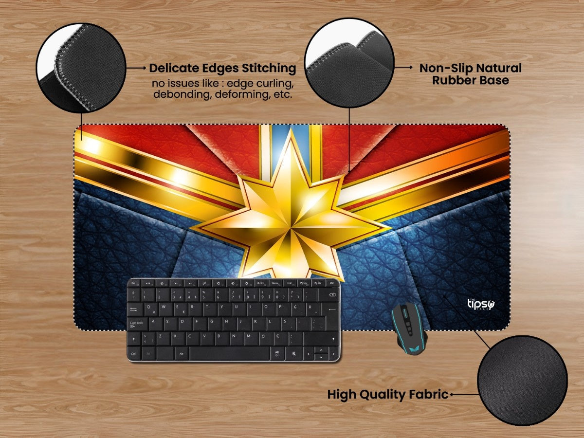 "CAPTAIN MARVEL SUIT" Gaming Mousepad Elevate Your Gaming Experience