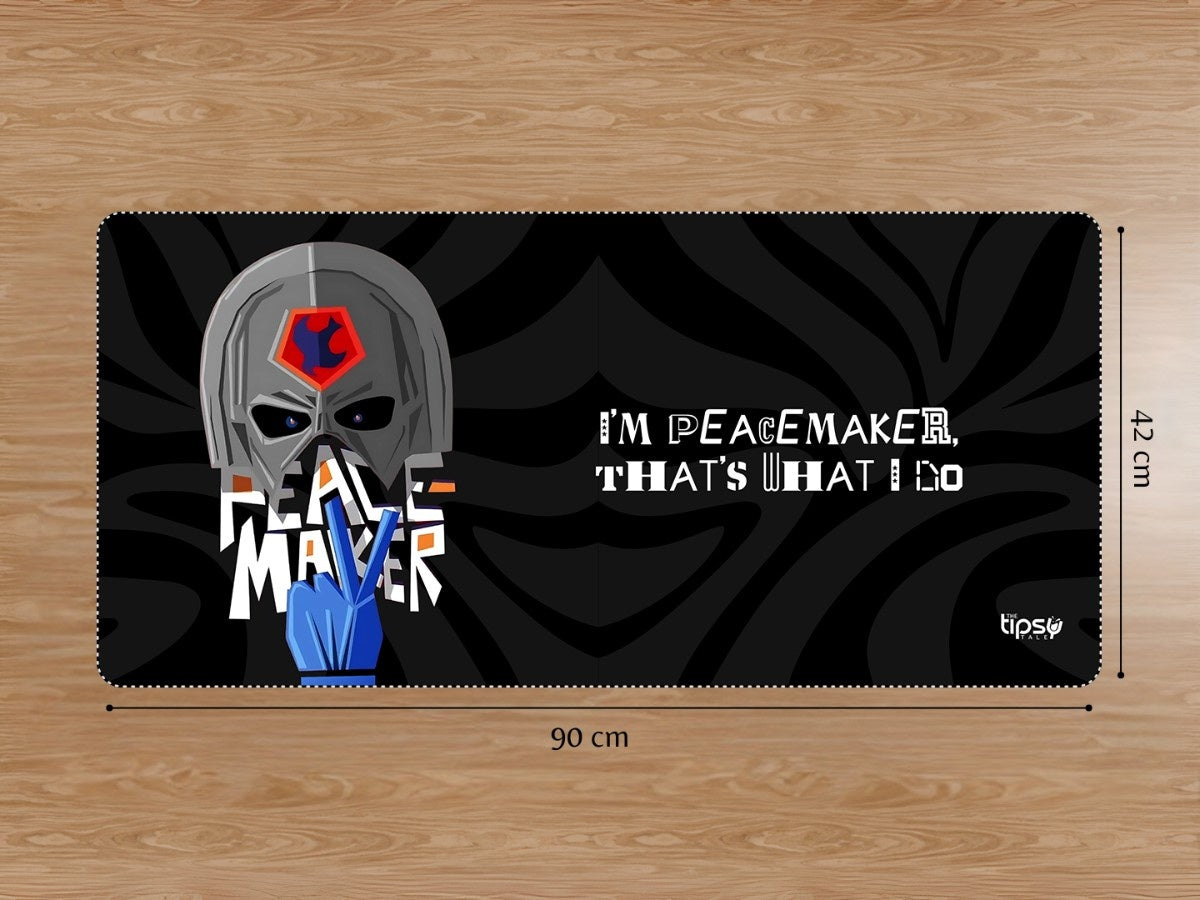 "PEACE MAKER MOTTO" Gaming Mousepad Elevate Your Gaming Experience