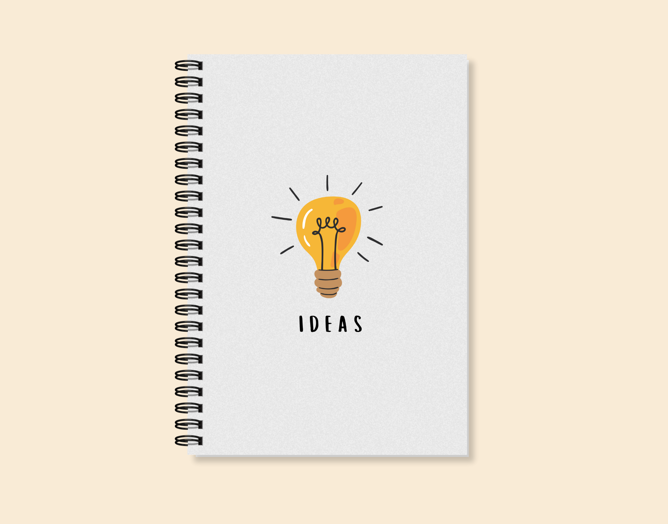 "IDEAS: BRAINSTORMER" – Elegant & Inspiring Diary for Daily Reflection