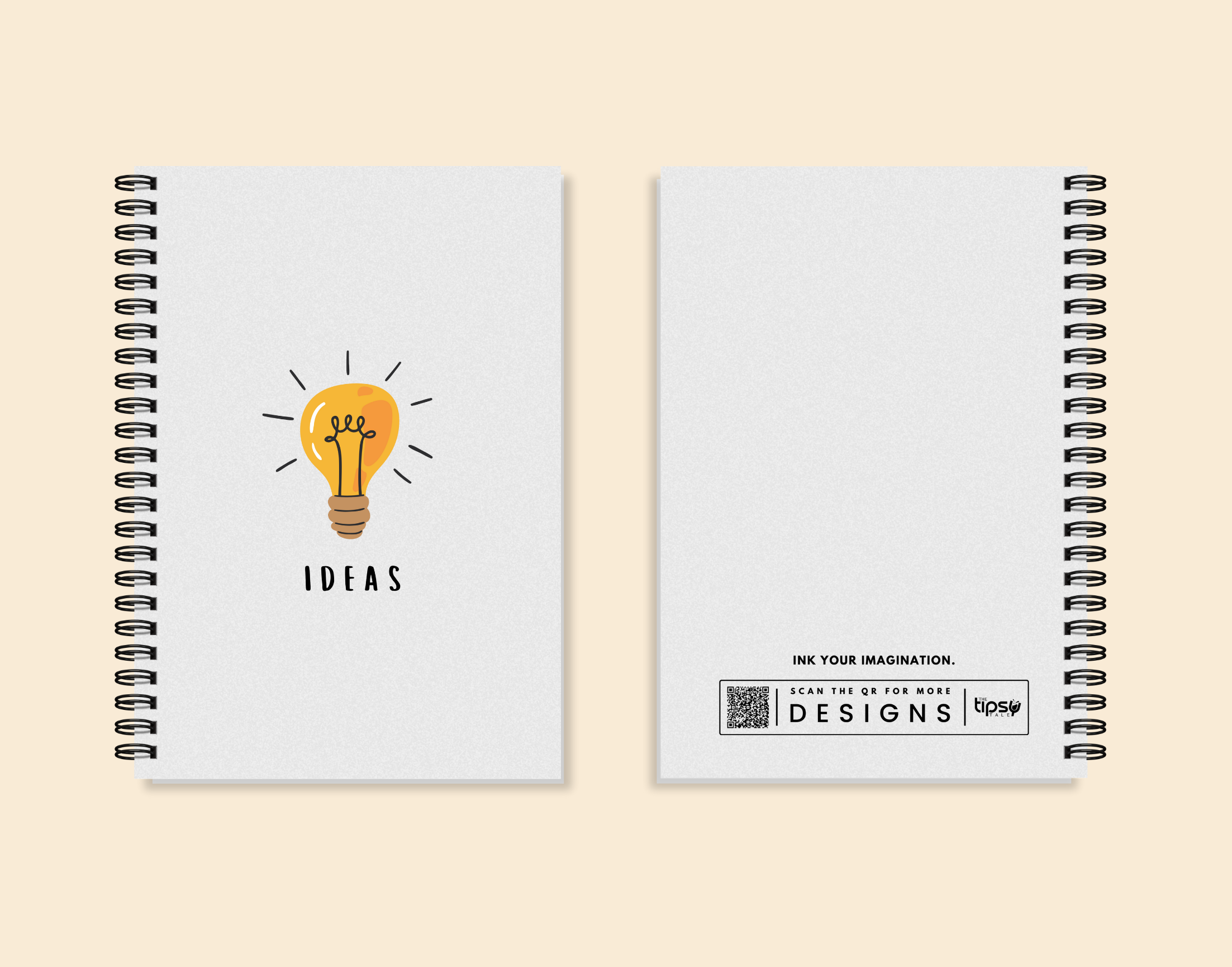 "IDEAS: BRAINSTORMER" – Elegant & Inspiring Diary for Daily Reflection
