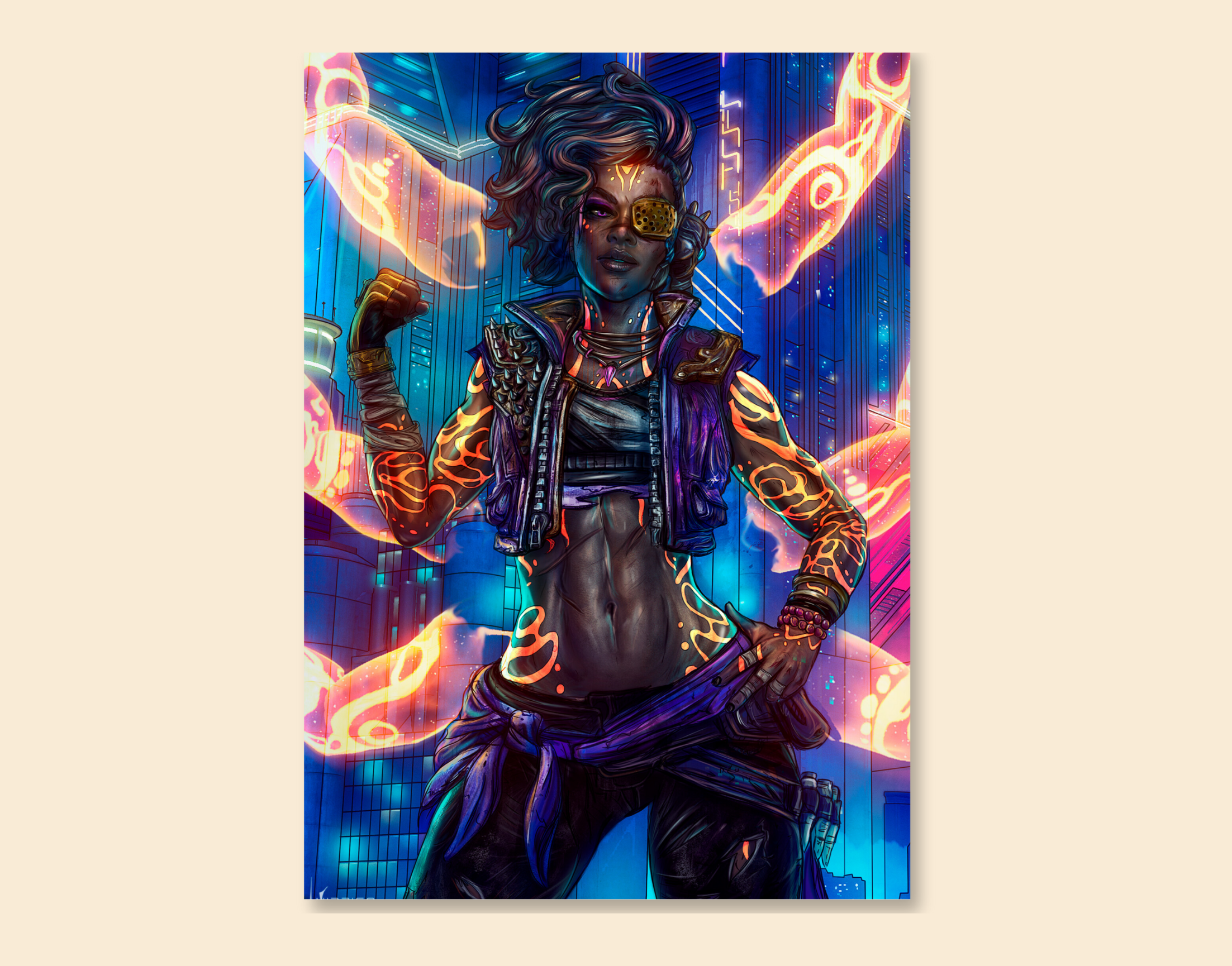 "Tales from the Borderlands Video game"- Shiny & Sturdy Metallic Poster Art That Pops & Sticks (Literally!)