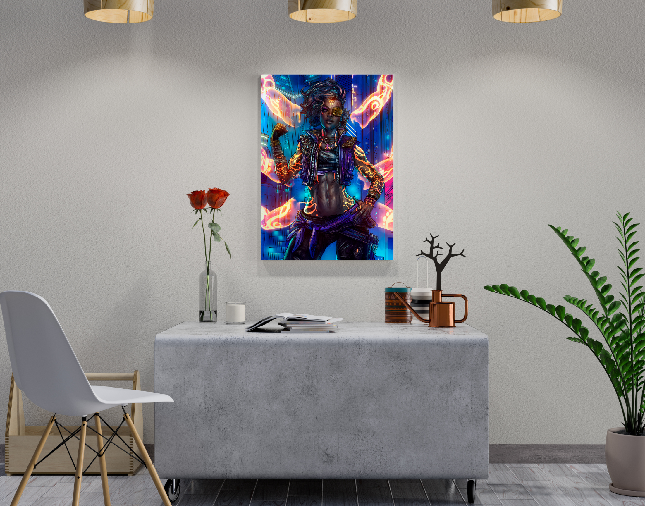 "Tales from the Borderlands Video game"- Shiny & Sturdy Metallic Poster Art That Pops & Sticks (Literally!)