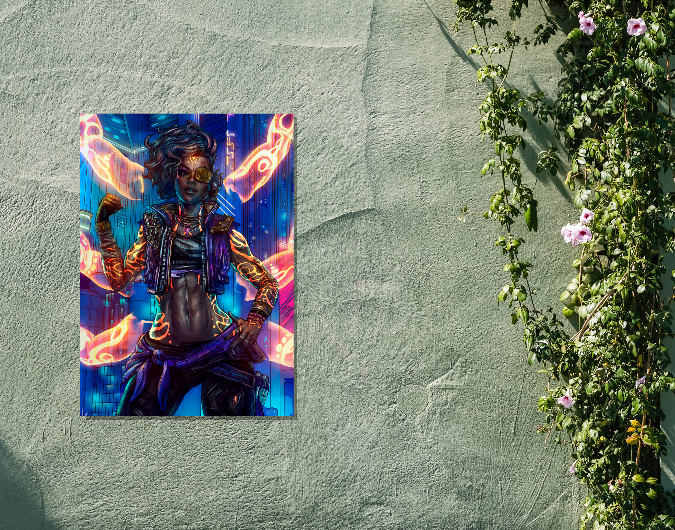 "Tales from the Borderlands Video game"- Shiny & Sturdy Metallic Poster Art That Pops & Sticks (Literally!)