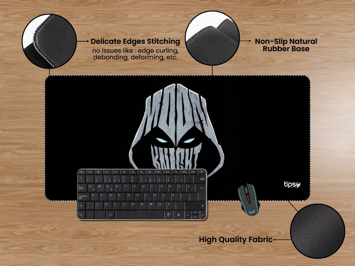 "MOON KNIGHT - ILLUSTRATION" Gaming Mousepad Elevate Your Gaming Experience