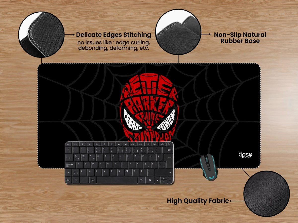 "SPIDERMAN OG QOUTE" Gaming Mousepad Elevate Your Gaming Experience