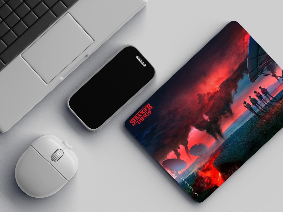 "HAWKINS BOYS - STRANGER THINGS" Mousepad Enhance Your Workspace with Style