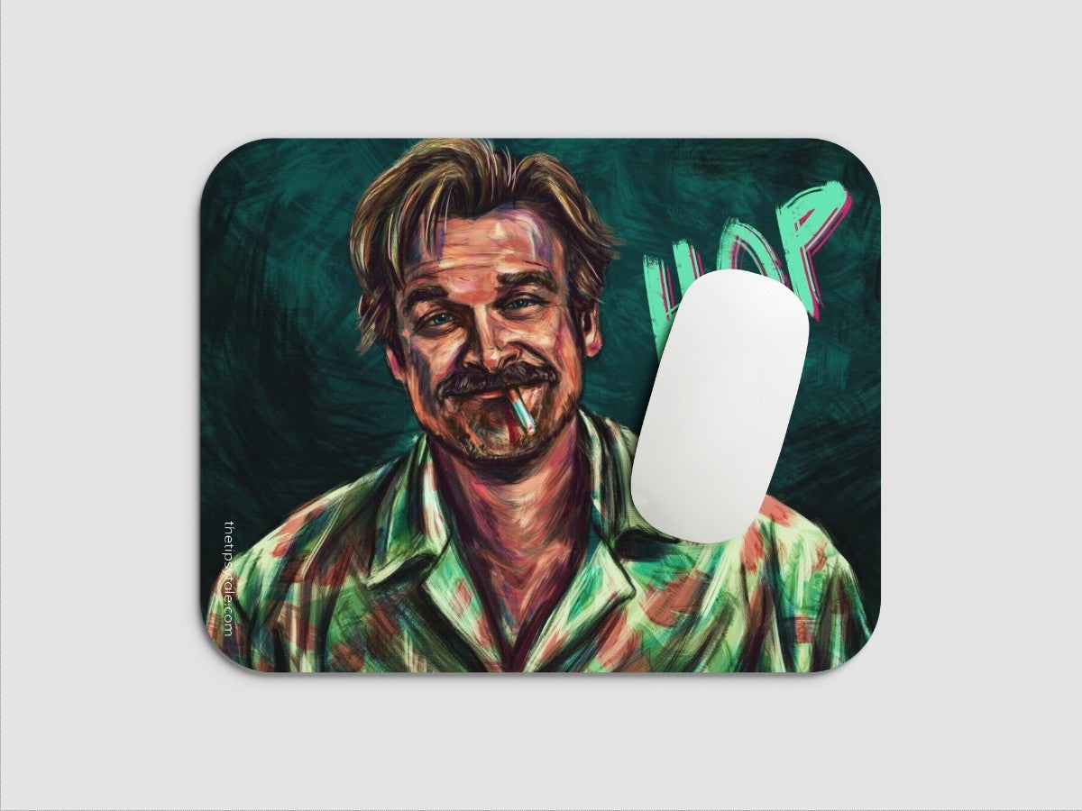 "HOP WITH HOPE - STRANGER THINGS" Mousepad Enhance Your Workspace with Style