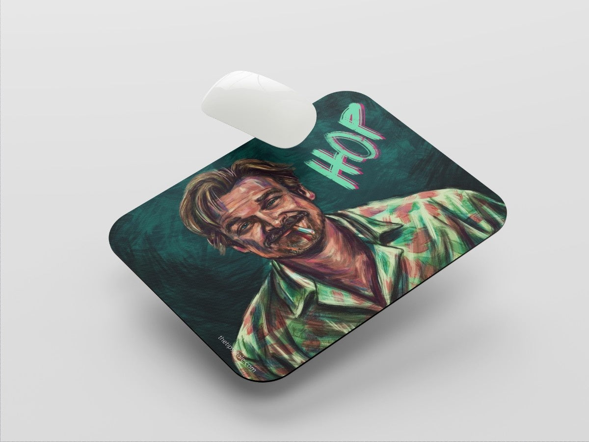 "HOP WITH HOPE - STRANGER THINGS" Mousepad Enhance Your Workspace with Style
