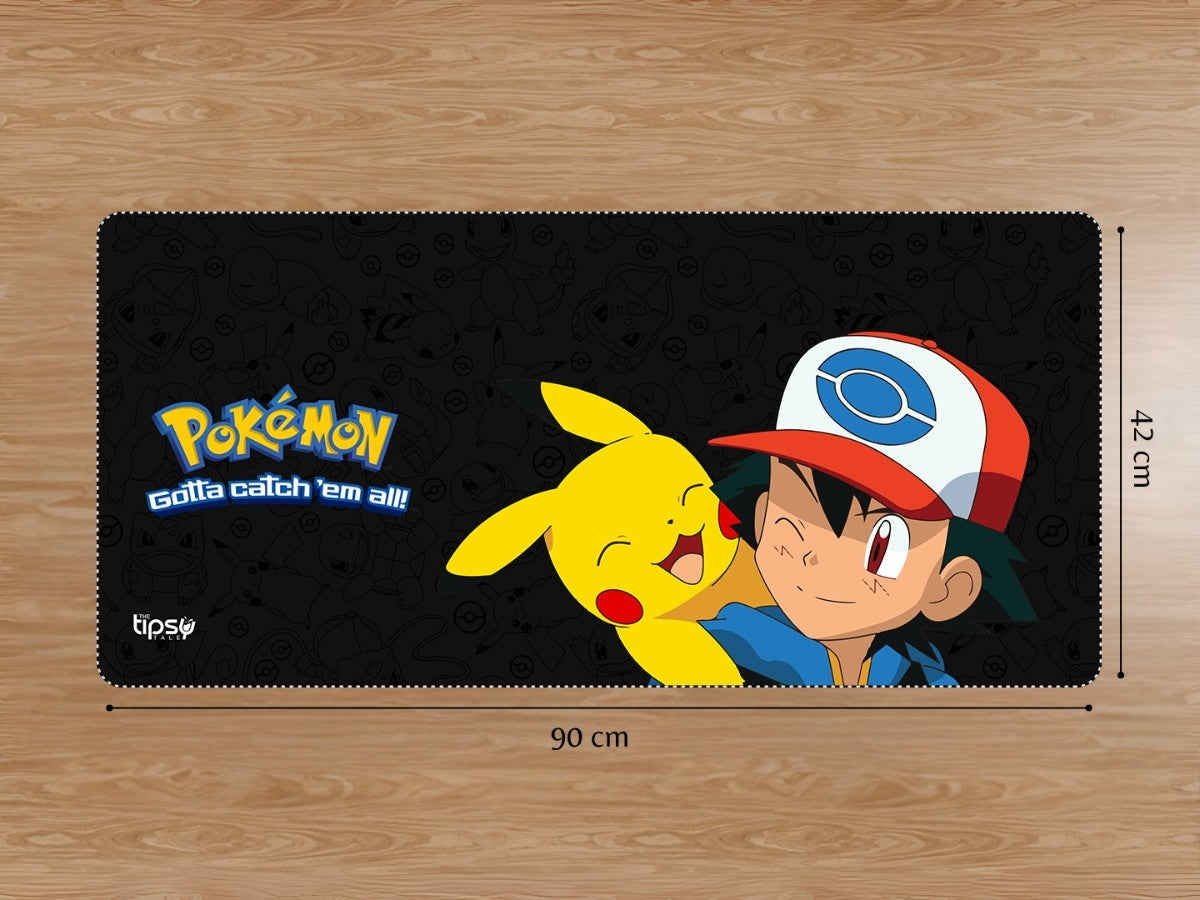 "POKEMON - CATCH THEM ALL" Gaming Mousepad Elevate Your Gaming Experience