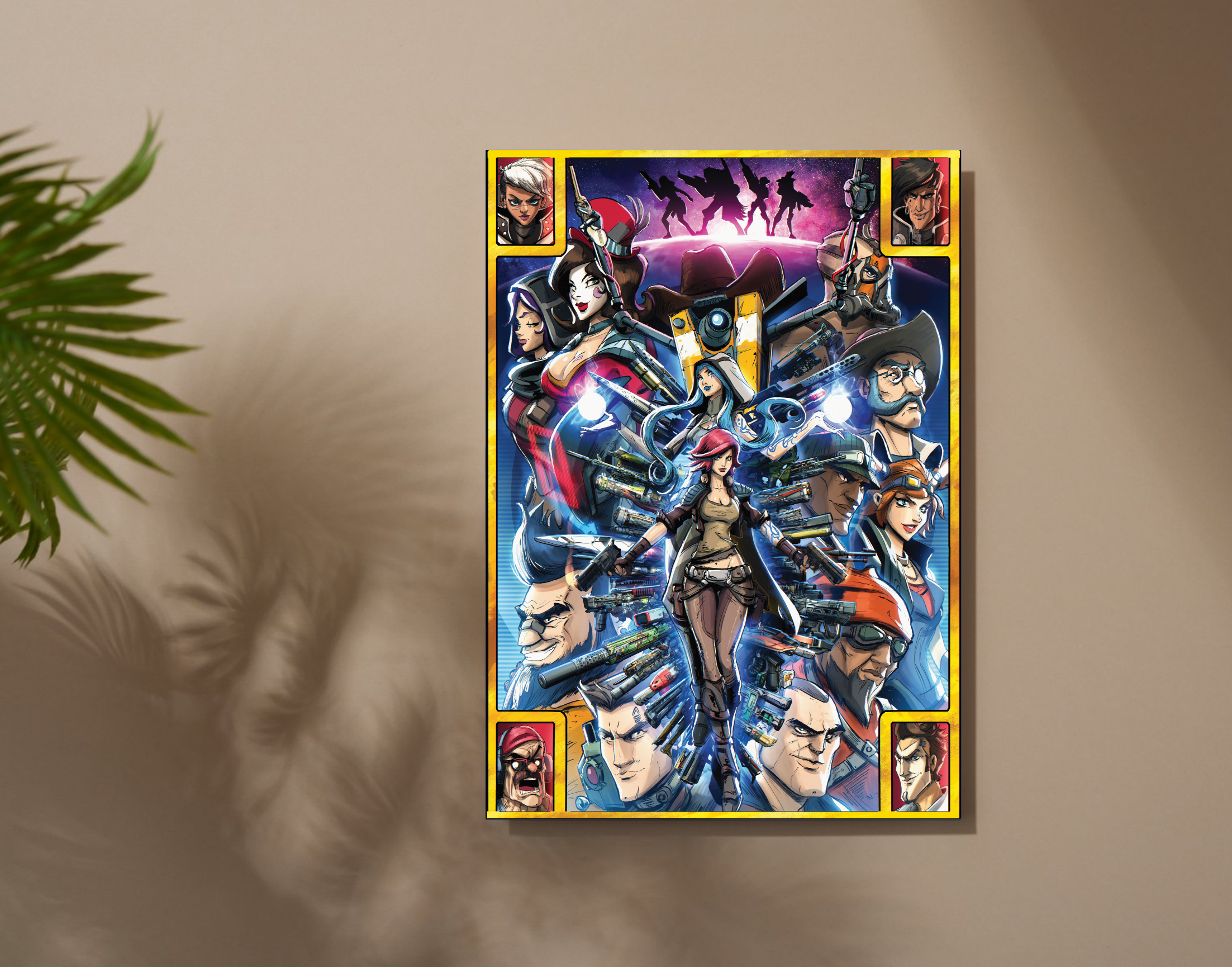 "Tales from the Borderlands: Gaming"- Shiny & Sturdy Metallic Poster Art That Pops & Sticks (Literally!)