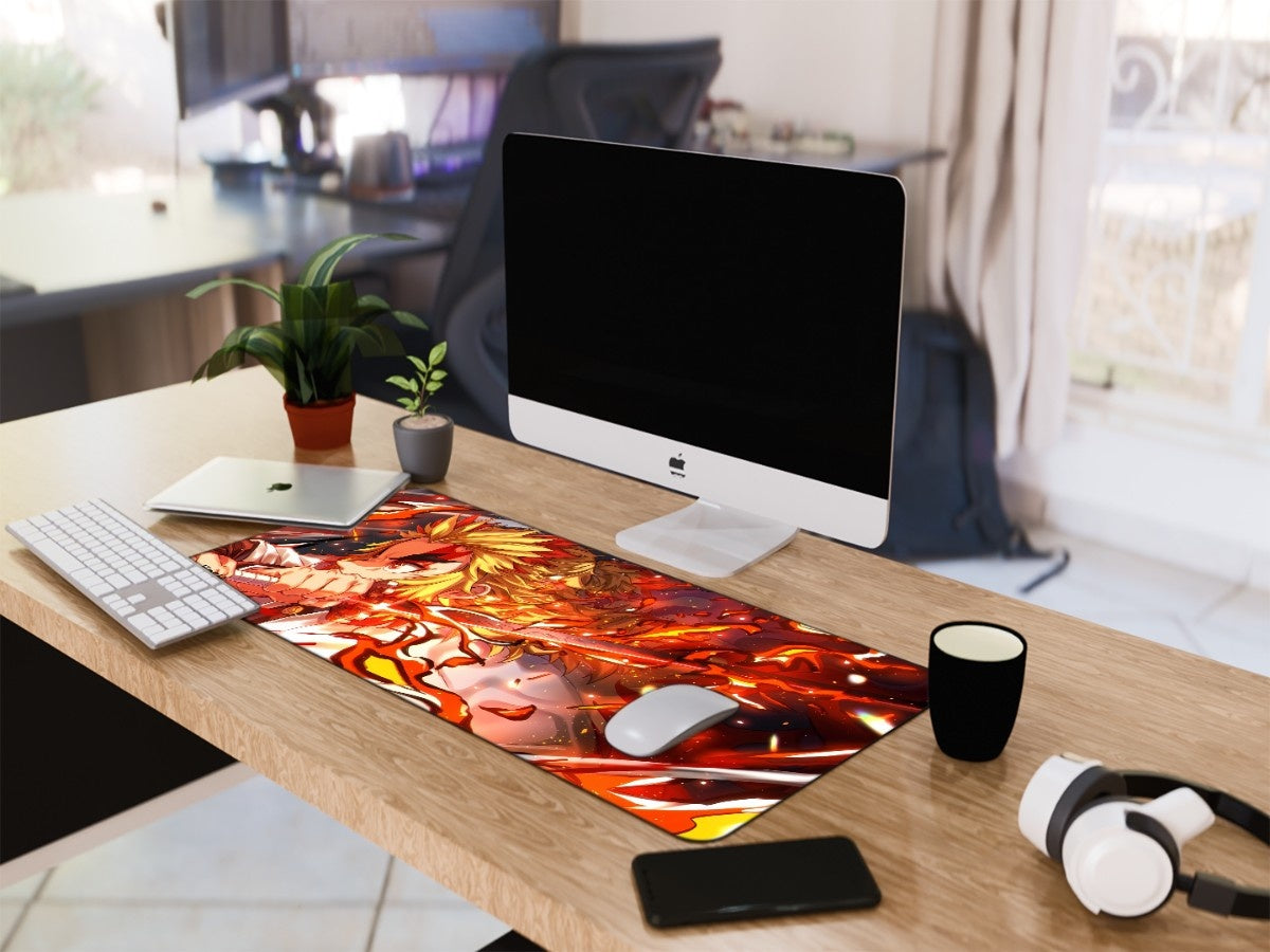 "KYOJURO RENGOKU - DEMON SLAYER" Gaming Mousepad Elevate Your Gaming Experience