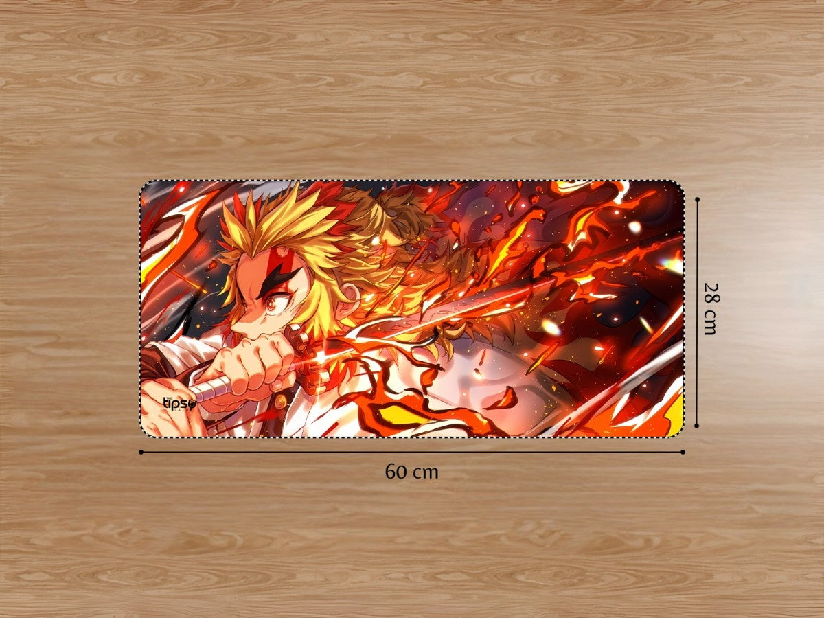 "KYOJURO RENGOKU - DEMON SLAYER" Gaming Mousepad Elevate Your Gaming Experience
