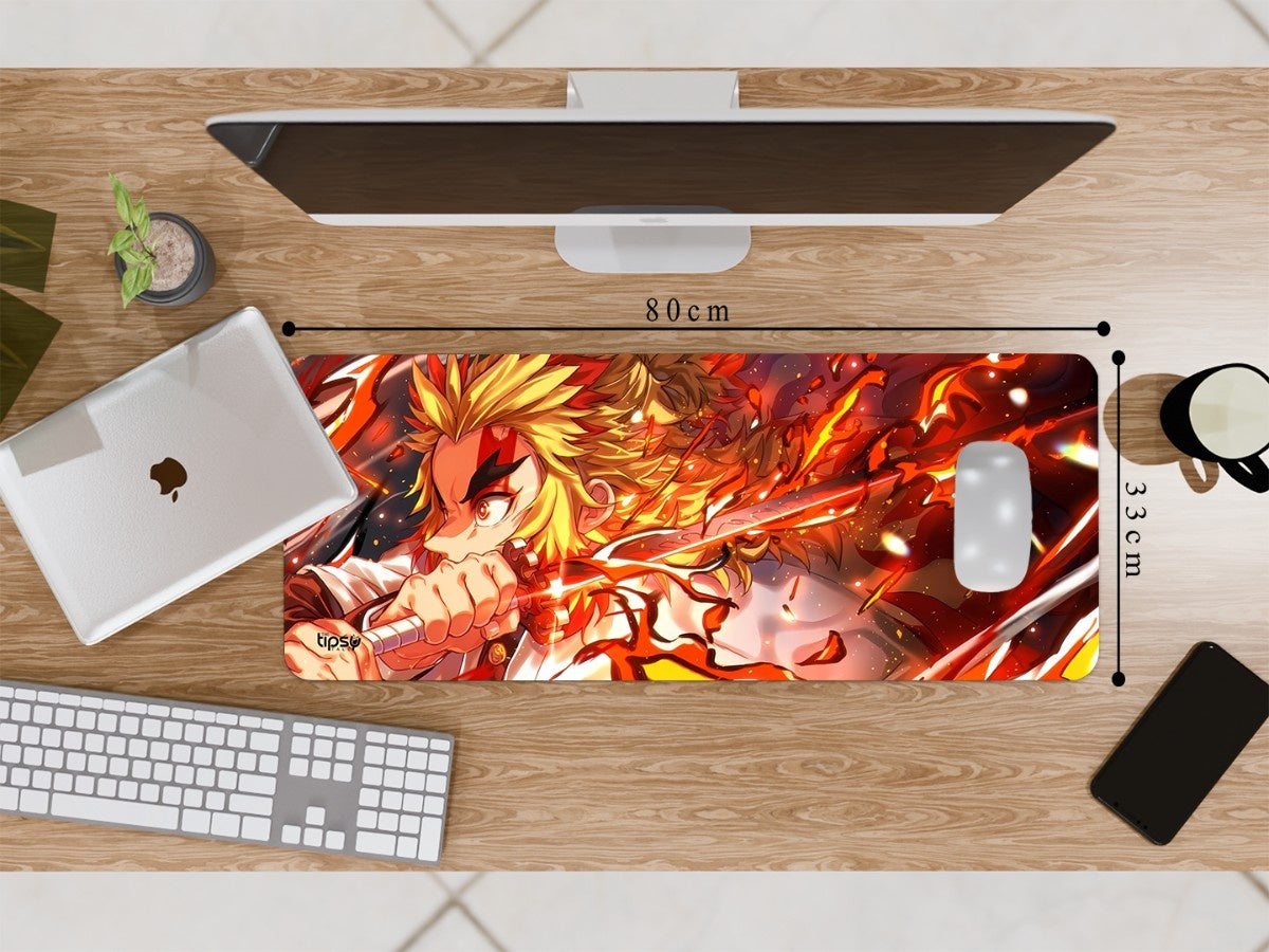 "KYOJURO RENGOKU - DEMON SLAYER" Gaming Mousepad Elevate Your Gaming Experience