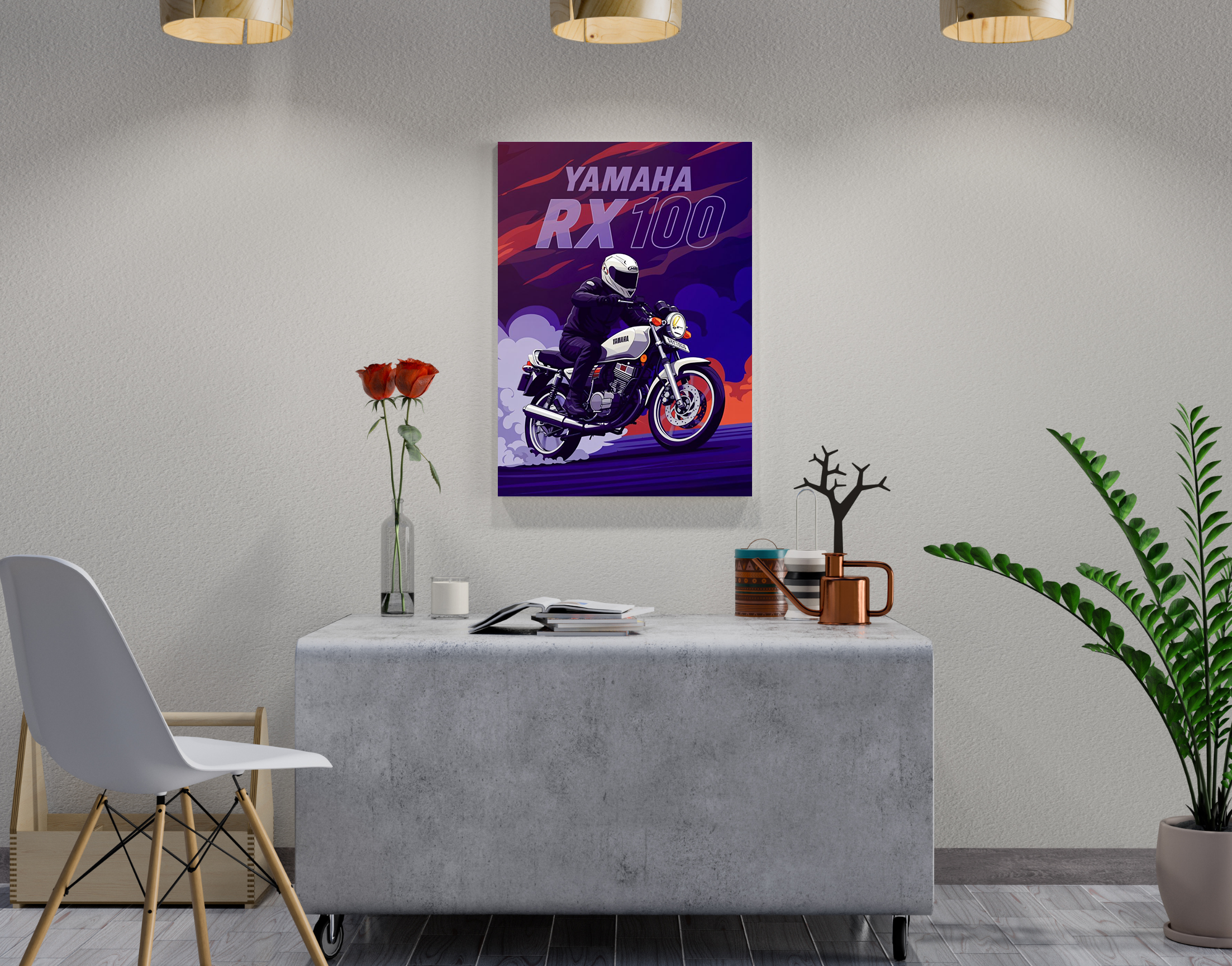 "Land Rover Defender"- Shiny & Sturdy Metallic Poster Art That Pops & Sticks