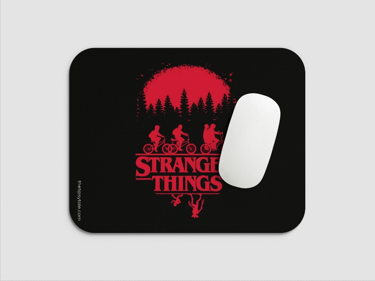 "UPSIDE DOOWN - STRANGER THINGS" Mousepad Enhance Your Workspace with Style