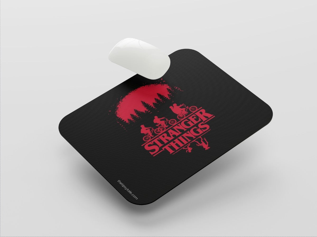 "UPSIDE DOOWN - STRANGER THINGS" Mousepad Enhance Your Workspace with Style