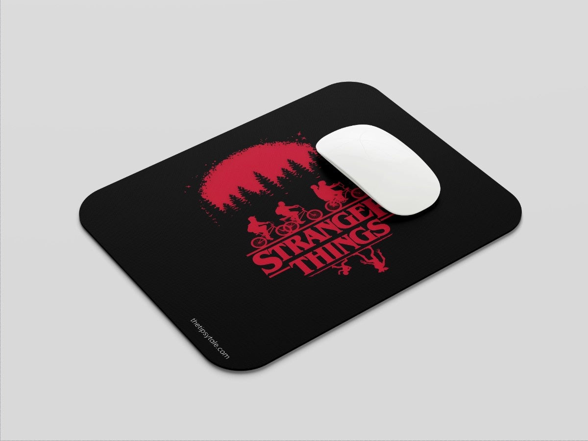 "UPSIDE DOOWN - STRANGER THINGS" Mousepad Enhance Your Workspace with Style