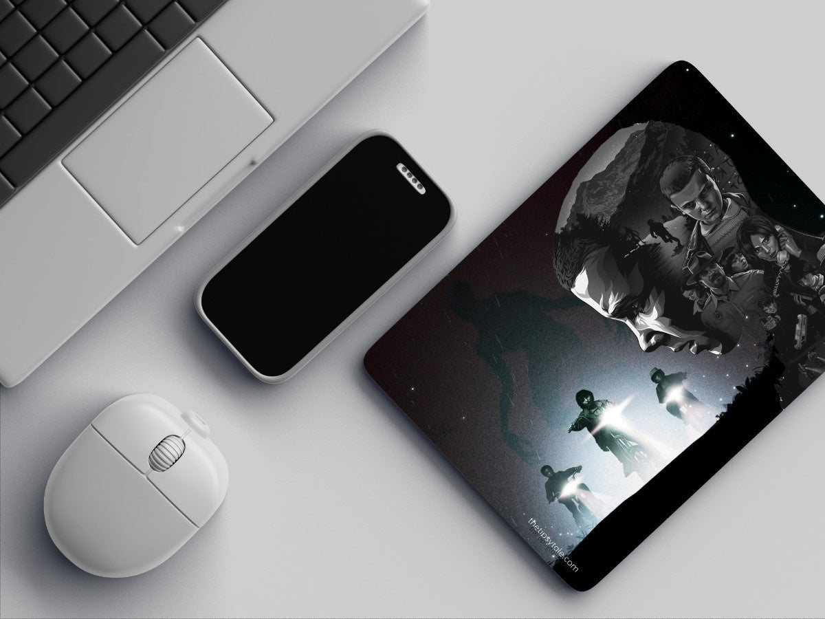 "ELEVEN AND CREW - STRANGER THINGS" Mousepad Enhance Your Workspace with Style
