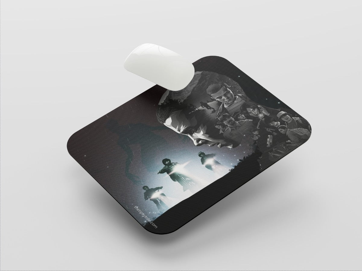 "ELEVEN AND CREW - STRANGER THINGS" Mousepad Enhance Your Workspace with Style