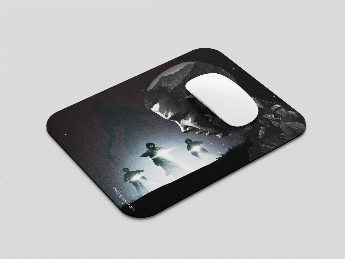 "ELEVEN AND CREW - STRANGER THINGS" Mousepad Enhance Your Workspace with Style
