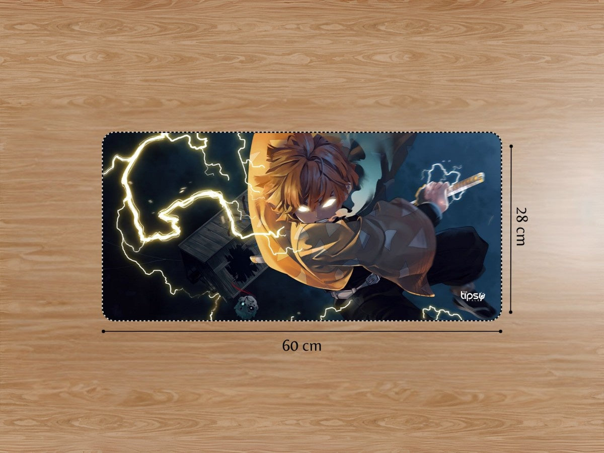 "ZENITSU - AGATSU" Gaming Mousepad Elevate Your Gaming Experience