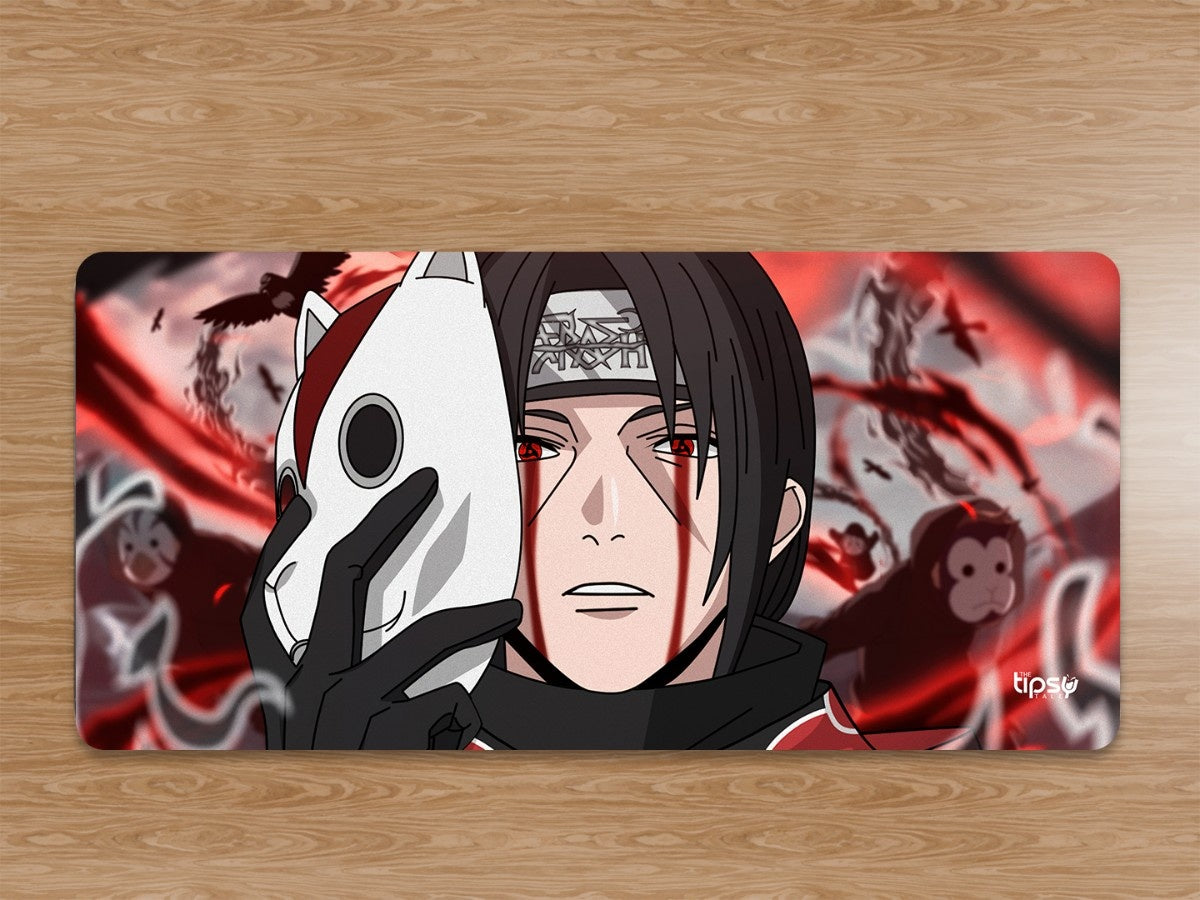 "ITACHI UCHIHA - MASK REVEAL" Gaming Mousepad Elevate Your Gaming Experience