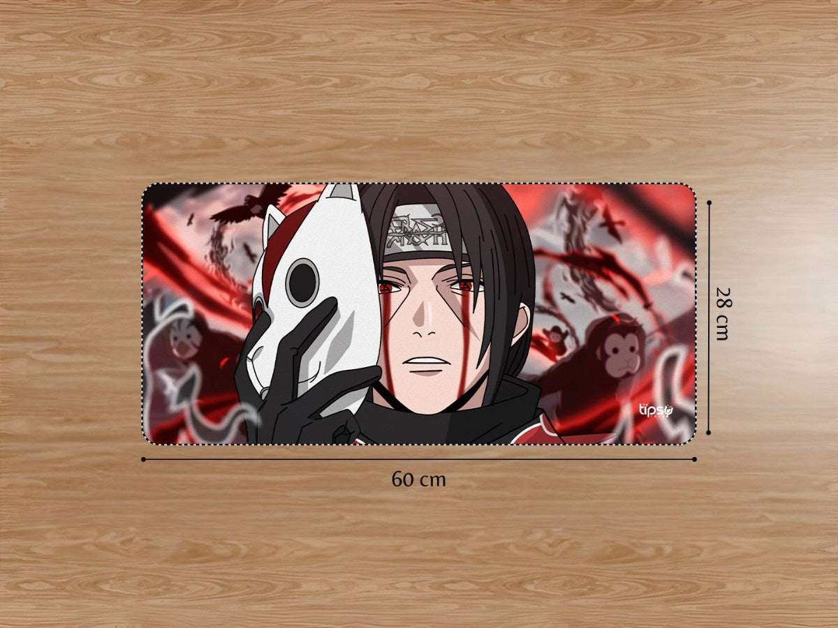 "ITACHI UCHIHA - MASK REVEAL" Gaming Mousepad Elevate Your Gaming Experience