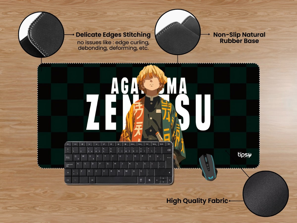 "ZENITSU" Gaming Mousepad Elevate Your Gaming Experience