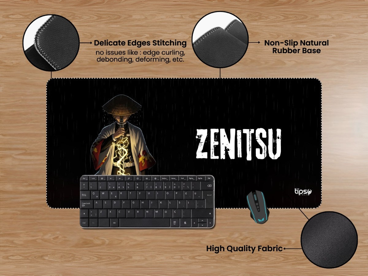 "ZENITSU - DEMON SLAYER" Gaming Mousepad Elevate Your Gaming Experience