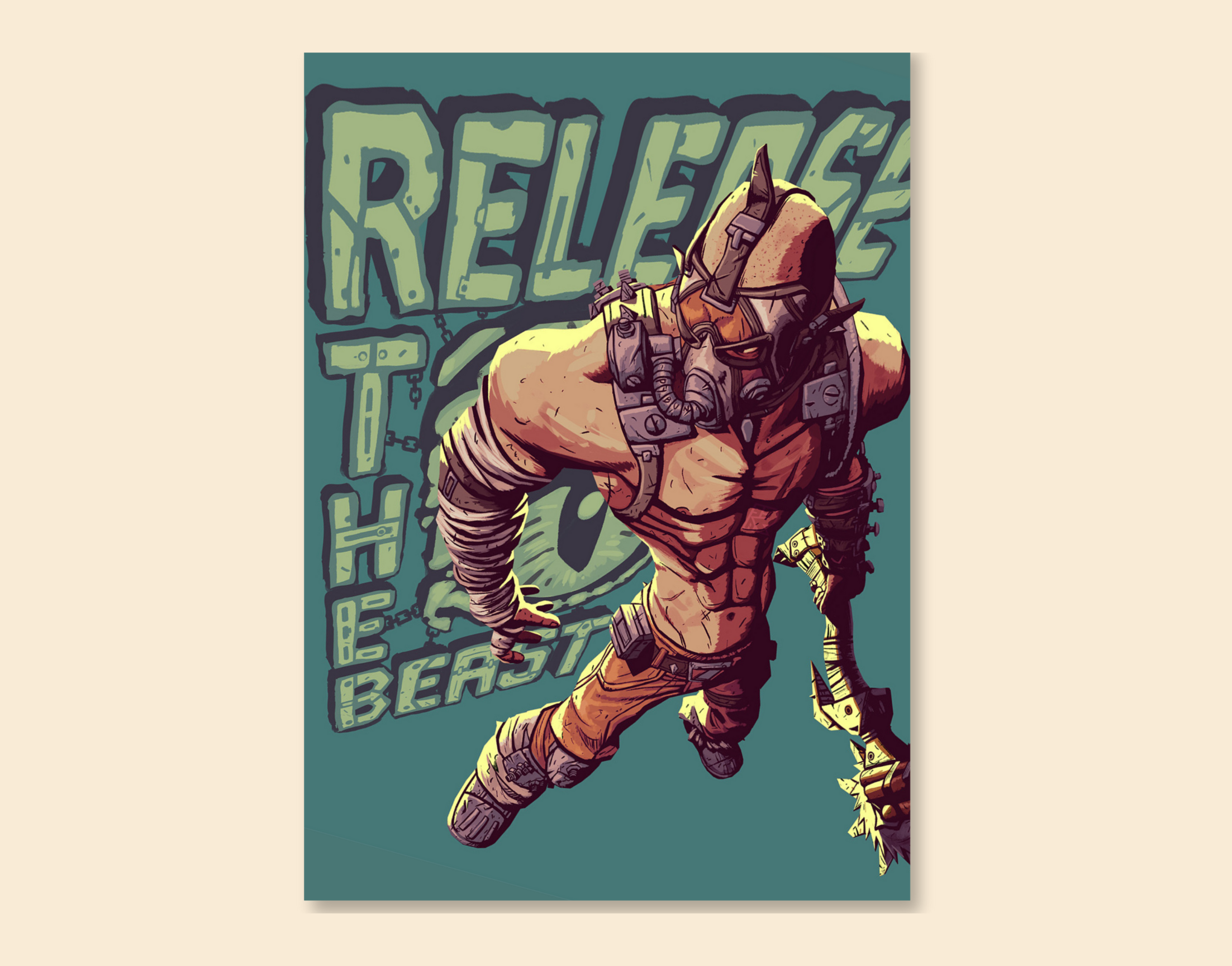 "Tales from the Borderlands:August"- Shiny & Sturdy Metallic Poster Art That Pops & Sticks (Literally!)