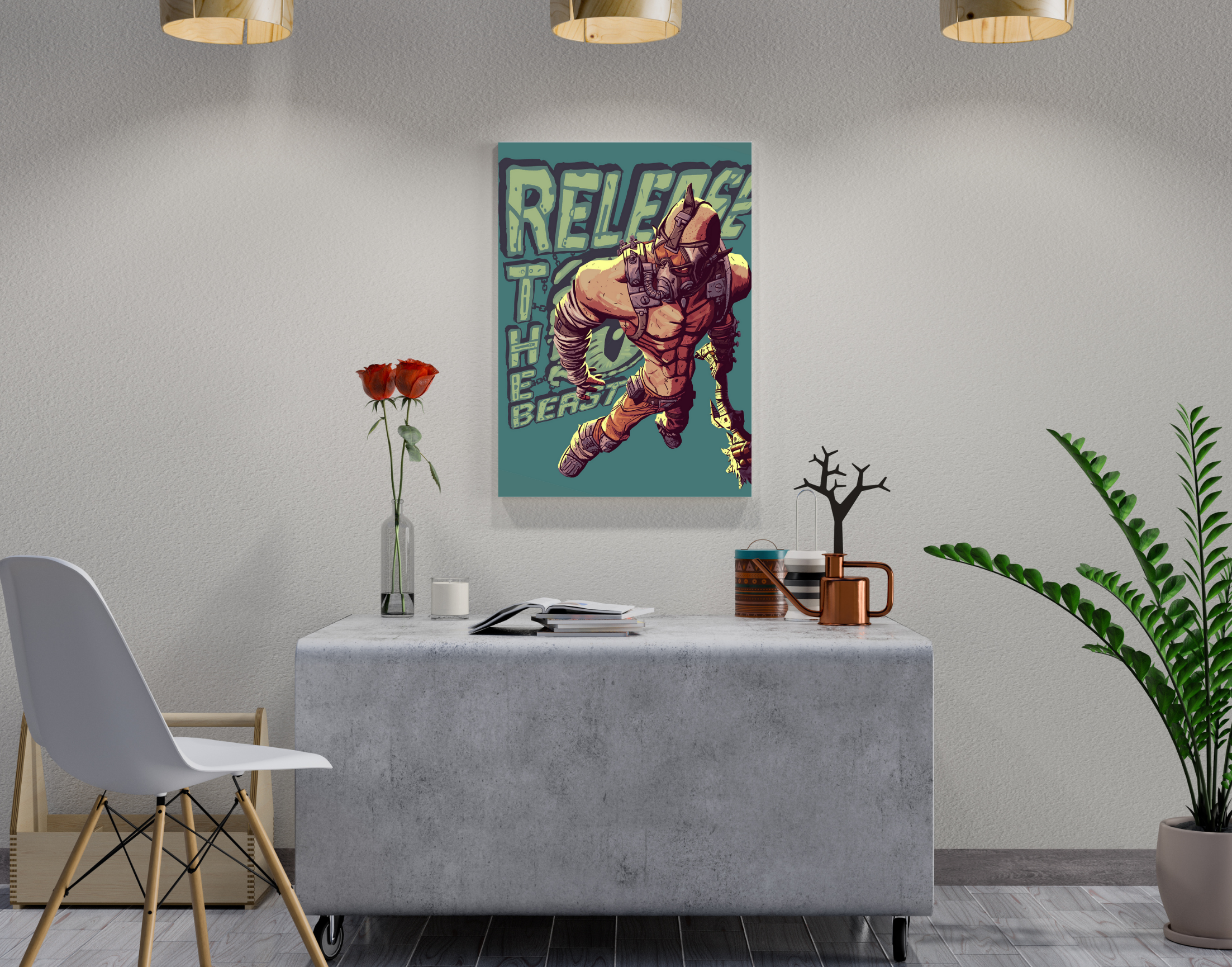 "Tales from the Borderlands:August"- Shiny & Sturdy Metallic Poster Art That Pops & Sticks (Literally!)