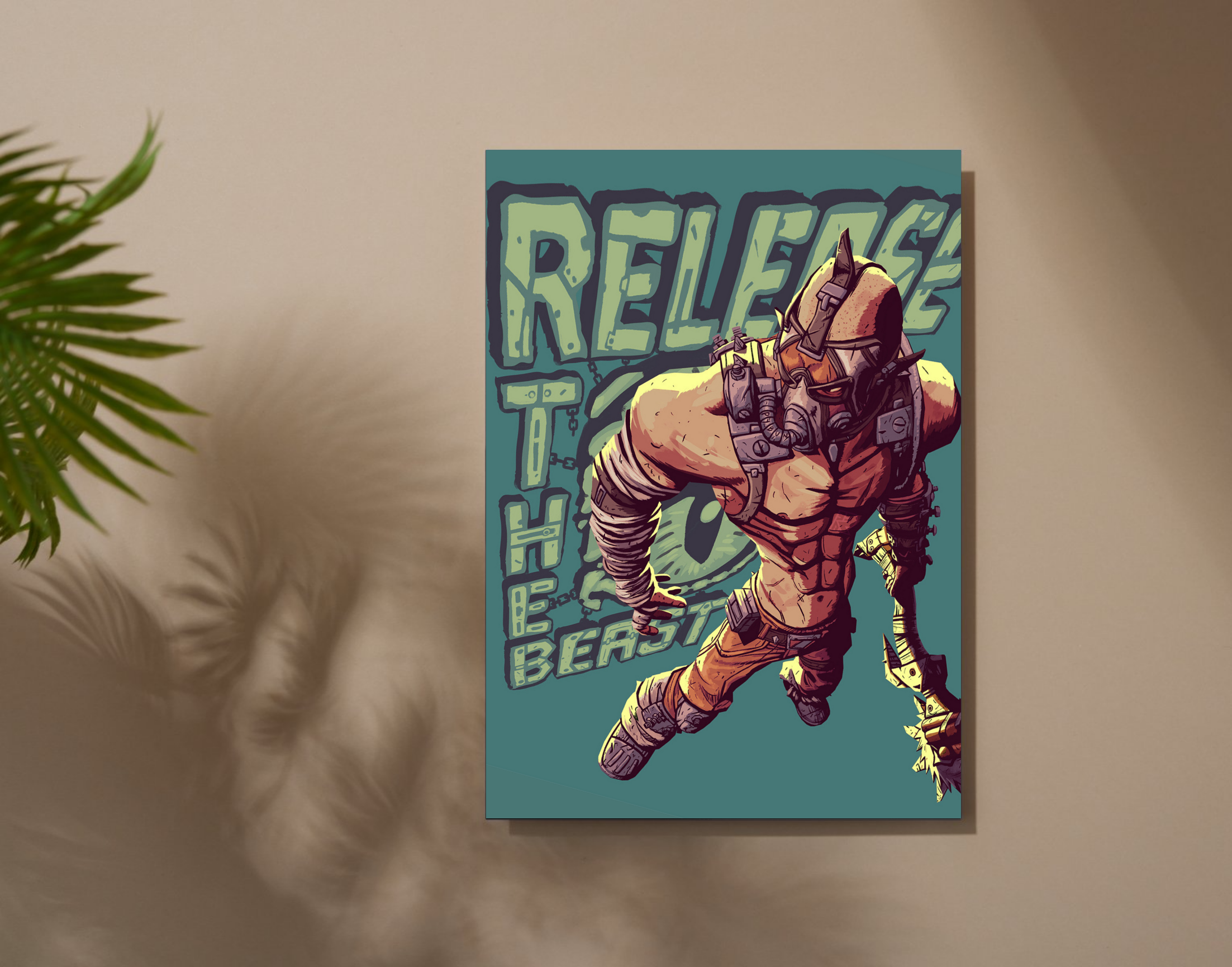 "Tales from the Borderlands:August"- Shiny & Sturdy Metallic Poster Art That Pops & Sticks (Literally!)