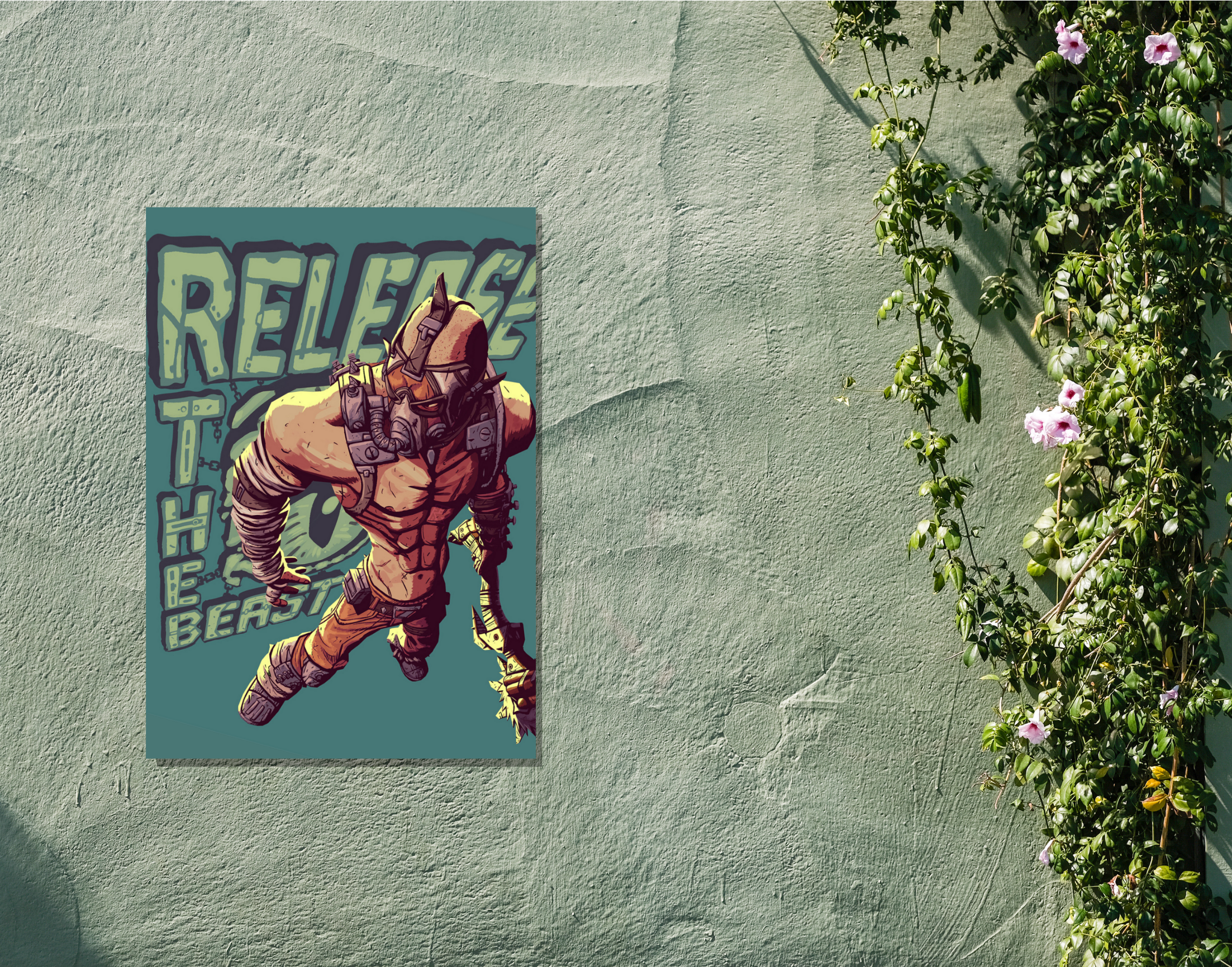 "Tales from the Borderlands:August"- Shiny & Sturdy Metallic Poster Art That Pops & Sticks (Literally!)