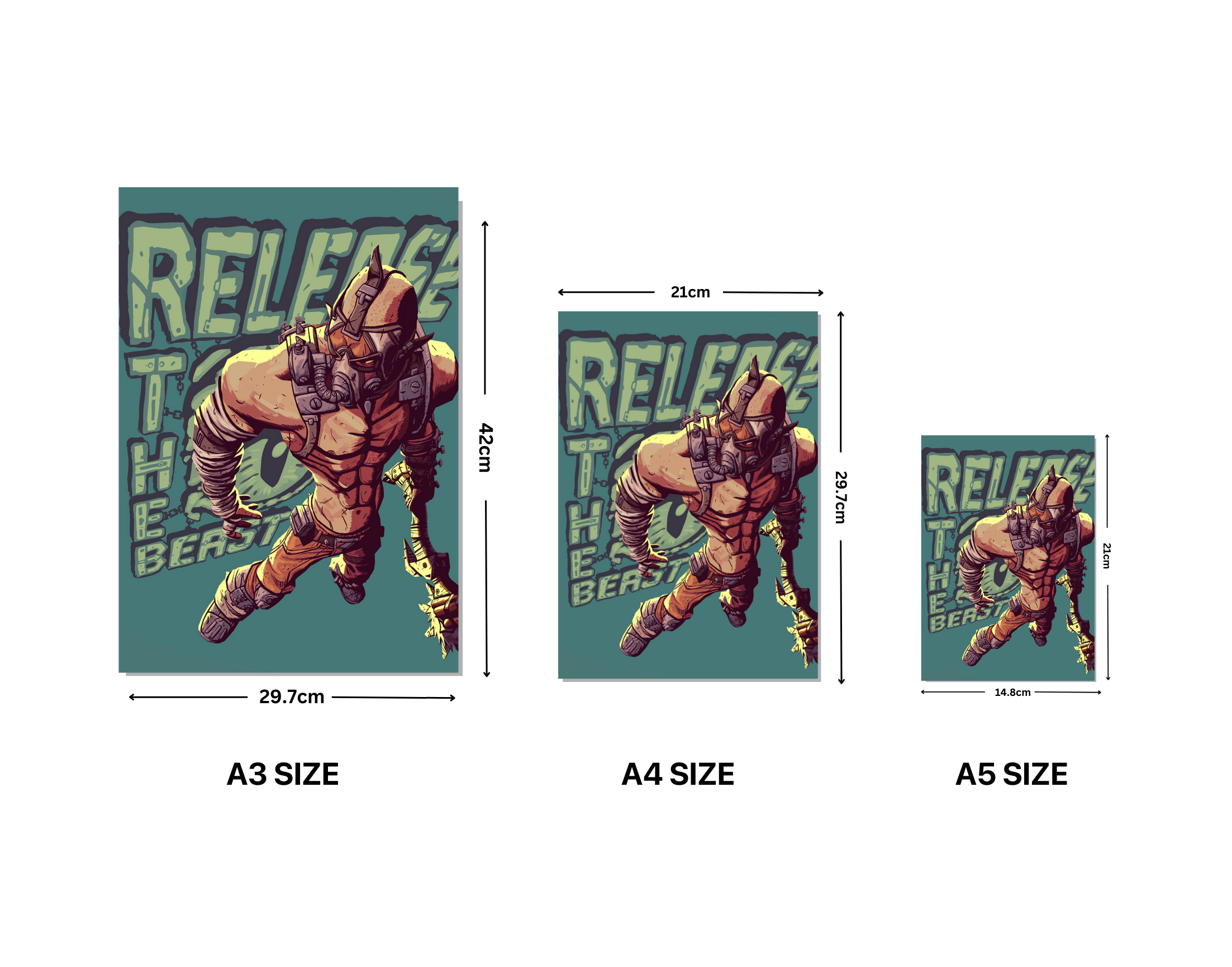 "Tales from the Borderlands:August"- Shiny & Sturdy Metallic Poster Art That Pops & Sticks (Literally!)