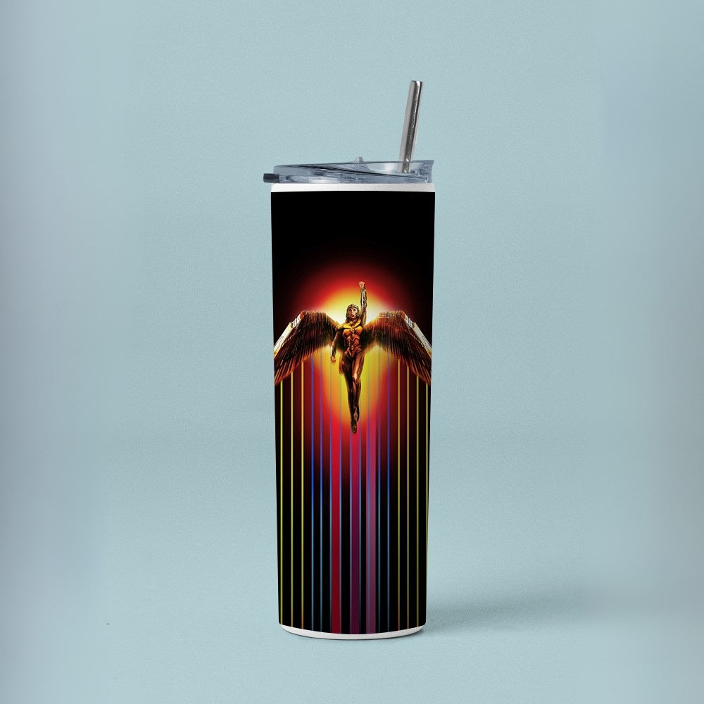 "Wonder Woman 1984" Tumbler with Metal Straw